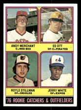 1976 Topps Baseball Card #594 Rookie Catchers Ed Ott. rookie card picture