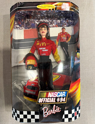 Mattel Barbie NASCAR Official #94 Collector Edition Doll w Helmet 1999