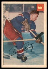 1954-55 Parkhurst EXMT Paul Ronty #66