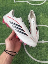 Adidas Copa Pure 4 Elite Laceless FG White/Black/Red Football Boots UK 8.5 