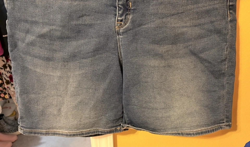 Pantalones cortos de tiro alto Nicole Miller NY para mujer SOHO, talla 14 Foto 3 de 4