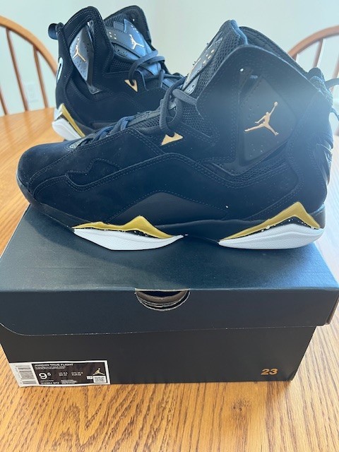 New 9.5 Jordan True Flight Size 9.5 - Jordan True Flight Black Cool Grey Authentic | eBay main image 4