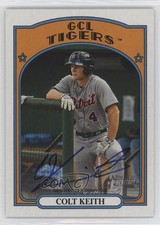 2021 Topps Heritage Minor League Edition Real One Colt Keith #ROA-CK Auto 4z8