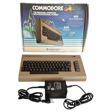 Vintage Commodore 64 Computer and Power Supply with Box C64 PC