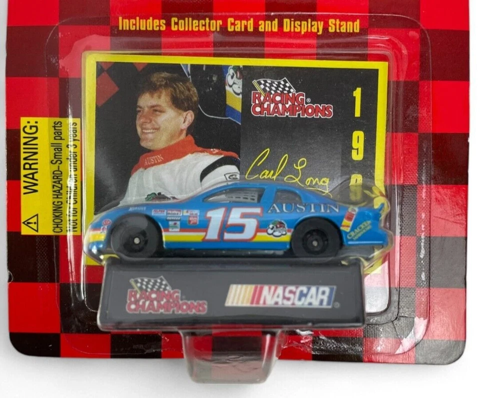 RARE 1997 Carl Long Racing Champions #15 Austin Crackers 1/64 Diecast NASCAR - Image 3 of 4