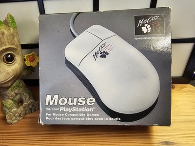 Ps1 MadCatz Maus OVP Playstation 1 Mouse Controller Grau Neu