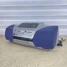 Sharp MD-F20 CD MD Radio Cassette Player AM FM Used Defective CD