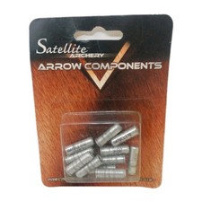 12 Pack: Satellite Archery D6 Aluminum Arrow Insert D62016: Made In The USA
