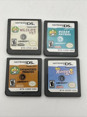 Nintendo DS Petz Games by Ubisoft! Cartridge Only! Lot Of 4-Tested