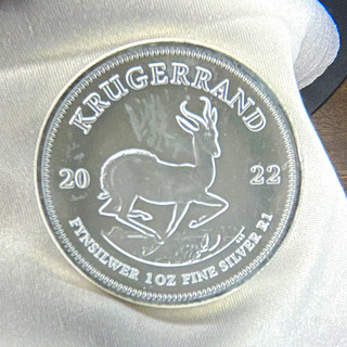 2022 South Africa 1 Rand Krugerrand 1 oz .999 Silver Coin