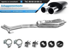 BMW 5 E34 525i 525iX 24V (1989-1995)  Silencieux arrière Échappement