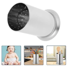 Tableware Drying Rack Silverware Countertop Straw Holder Dispenser