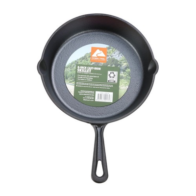 #ad Ozark Trail 8quot; Nonstick Cast Iron Skillet $8.90