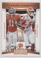 2020 Panini Contenders Draft Picks Isaiah Simmons Tee Higgins #4 0l1