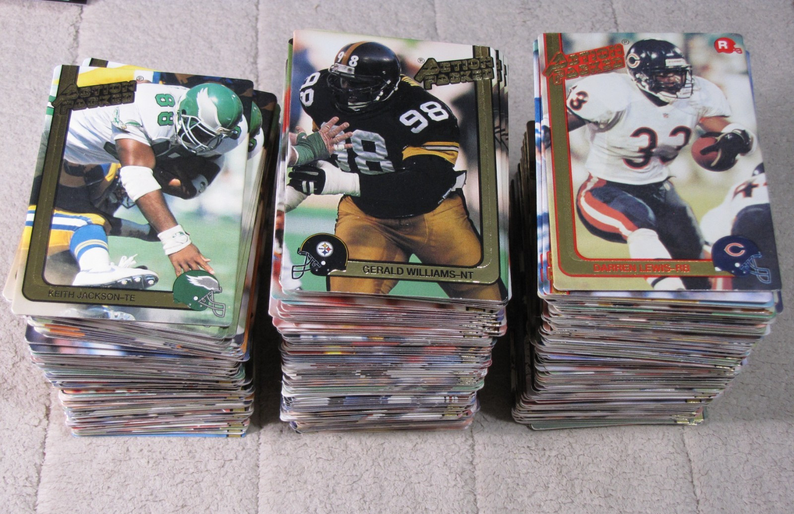 1991 Action Packed Football (Cards 1-200) (Pick Choose Complete)