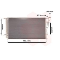 VAN Wezel Kondensator Klimaanlage FüR Hyundai I40 CW VF 1.6 Gdi 2.0