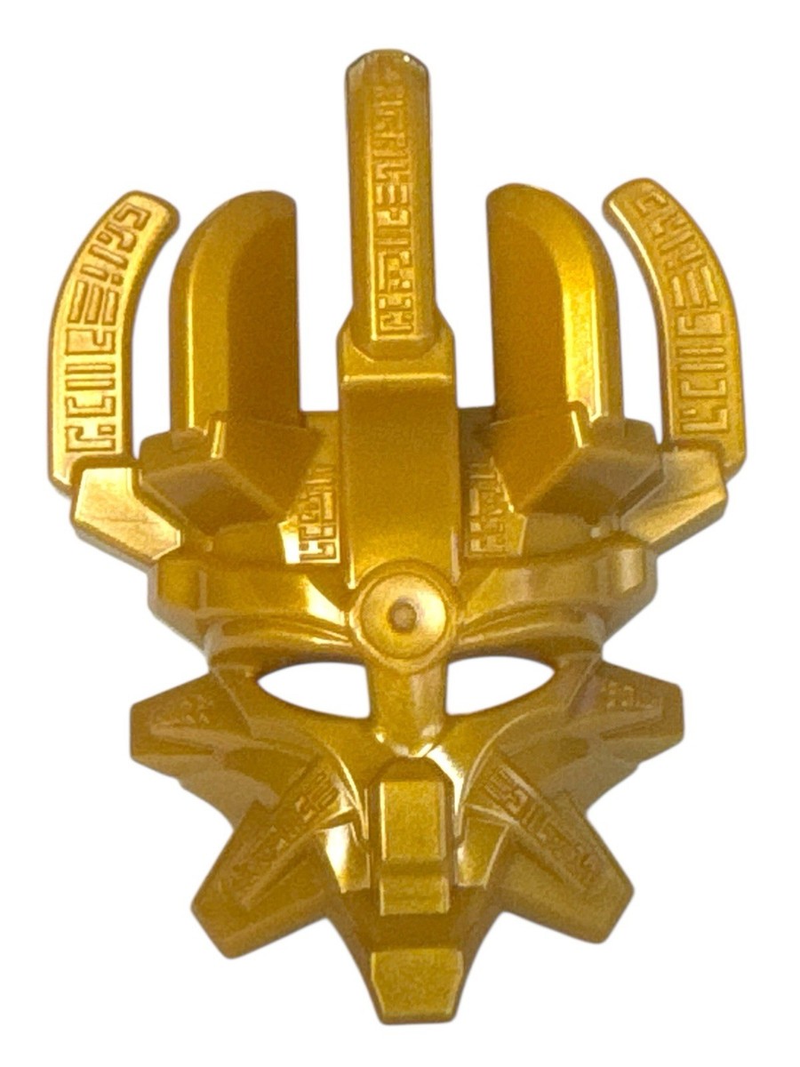 Lego Bionicle Mask of Creation the Mask Maker Pearl Gold Molded