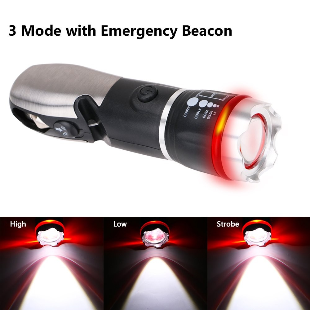Multi Tool LED Flashlight for Survival, Cars, Emergency & Camping Essentials