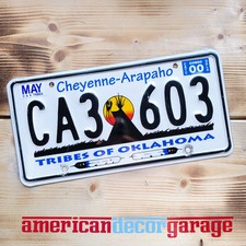 USA Nummernschild/Kennzeichen/license plate * Oklahoma Cheyenne Native Indian * 