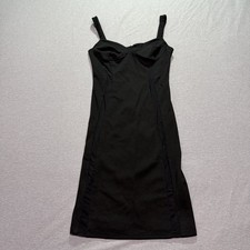 Forever 21 Shift Dress Women's S Dark Feminine Minimalist Indie Lounge Black