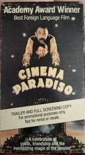 Cinema Paradiso (1990, VHS) Rare HBO Video SCREENER PROMO