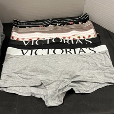 NWOT Victoria's Secret VS PINK Undies Boyshorts Panty Lot Of 5 Panty LARGE