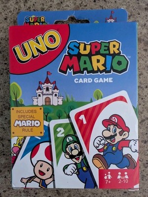 Uno  Mattel Super Mario Brothers Card Game 