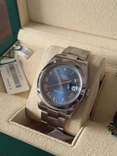 Rolex Datejust II 2021 Azzurro Blue Roman Dial 41mm - 126300