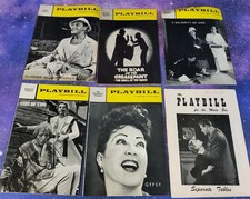 Lot Of 6 Vintage Playbills  Broadway ,1960-70