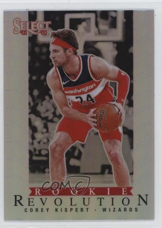 2021-22 Panini Select Rookie Revolution Silver Prizm Corey Kispert #30 1az7