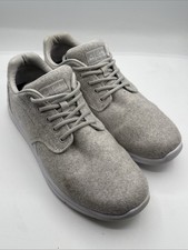 TravisMathew The Daily 4MT117-0HLG Sneakers Men US 12 Gray Casual Shoes JOBB966