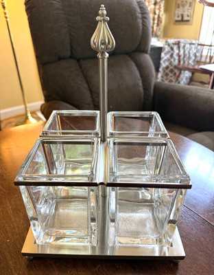 Southern Living At Home Astoria Flatware Caddy Heavy Utensil Holder-5 pc.