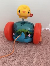 Fisher-Price Pull Along Elephant Rattle Flappy Ears Infant Toy