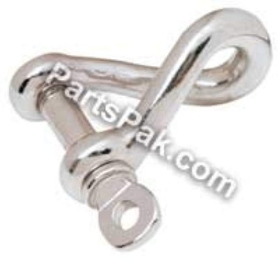 Seachoice SS Screw Pin Anchor Twisted Shackle 1/2'' 24700lbs Break Strength 44691