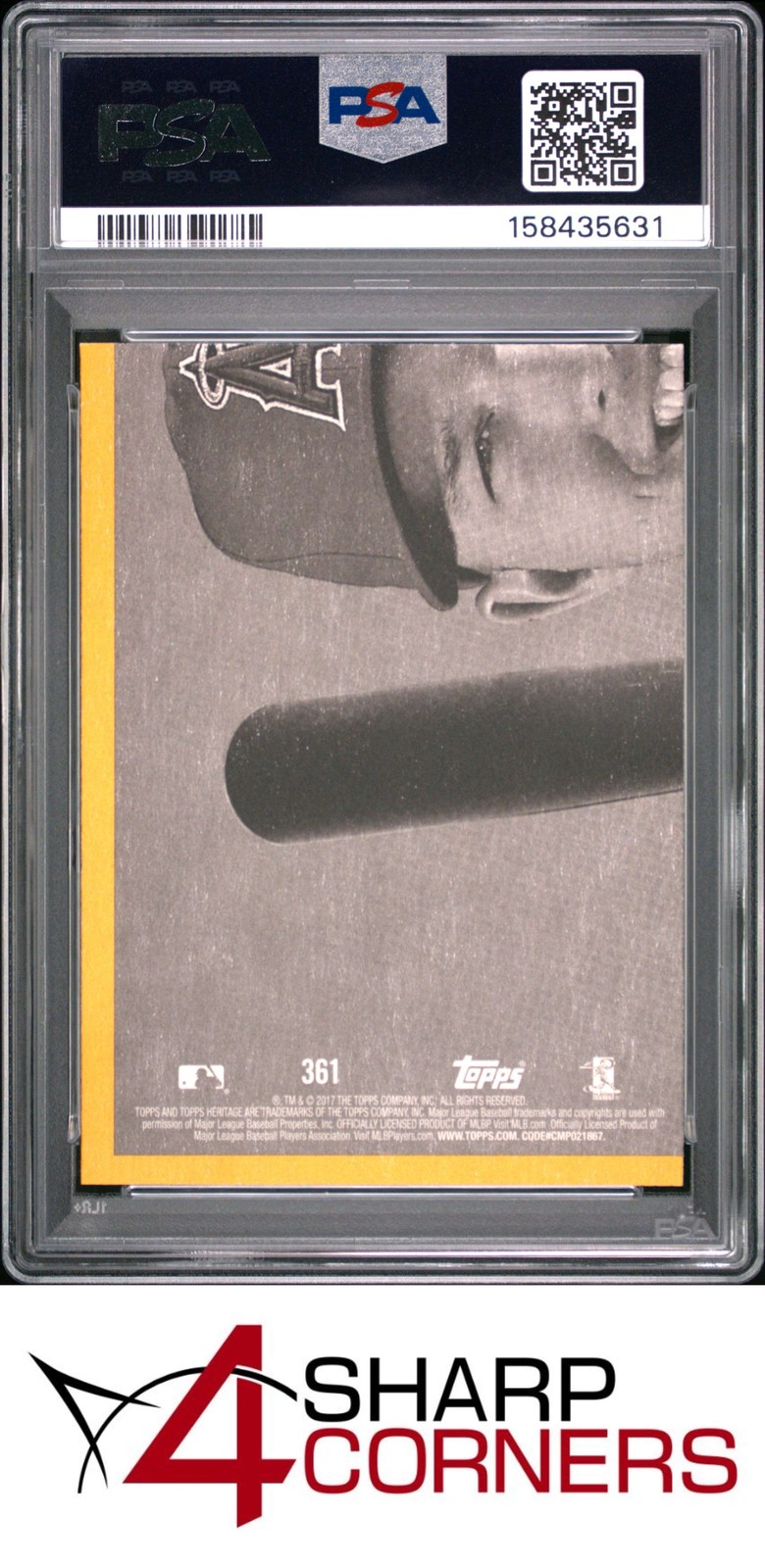 2017 TOPPS HERITAGE #361 DAVID ORTIZ RED SOX HOF PSA 10 view 2