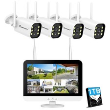 Wireless Security Camera System Smart Color Night Vision Outdoor WiFi Cameras