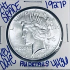 1927 P SILVER PEACE DOLLAR AUTHENTIC HI GRADE U.S. MINT COIN RARE KEY DATE 4436