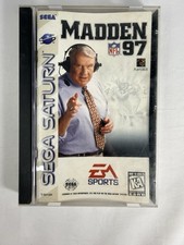 Madden NFL 97 (Sega Saturn, 1996) CIB Complete - Tested & Working