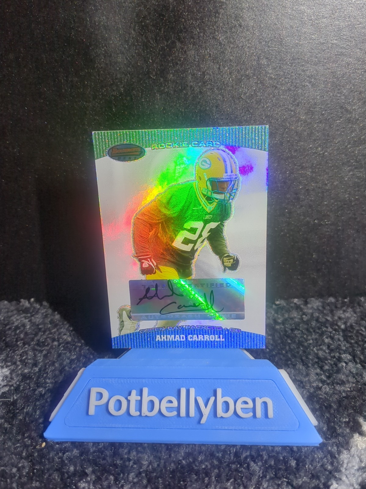 Ahmad Carroll Bowman's Best #165 Autograph