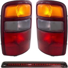 Tail Light Kit For 2000-2003 Gmc Yukon Xl 1500 Chevy Tahoe Lh Rh Amber Clear Red