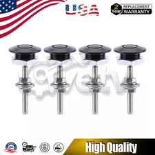 4pcs Universal Black Bumper Push Button Quick Release Latch Fasteners Lock Clip 4pcs Universal Black Bumper Push Button Quick Release Latch Fasteners Lock Clip