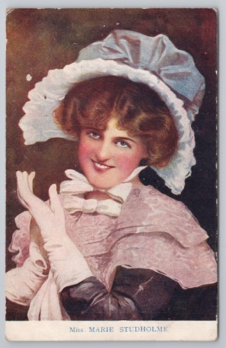 Miss Marie Studholme Schauspielerin Liegehaube getönt [Davidson Bros]