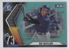 2022 Bowman Chrome Scouts Top 100 Aqua Refractor 40/125 Bo Naylor #BTP-73 5h0