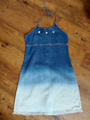 Mädchen Jeans Kleid von Keep Fun Gr. 152