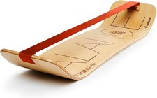 Balance Board, Wooden SlackLine Trainer, Kids and Adults, Core Fitness, Home Gym
