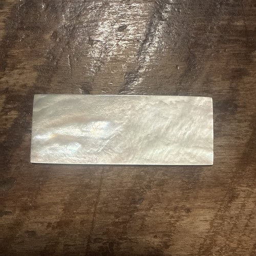 1x Mother Of Pearl Knife Scale Shell Jewelry 2 1/2โ X 1โ X 1/16โ Beautiful