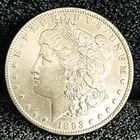 1893 P Morgan Dollar AU in Grade Semi Key Date
