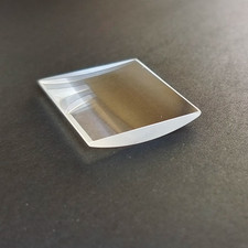 1PC Plano Convex Cylindrical Lens 36X28mm Quartz Glass Focal Length 60mm