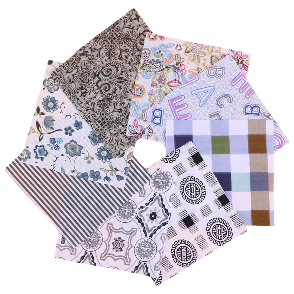100pcs Patchwork Cloth Plain Cloth Cotton Pre- blocks are well sewed
