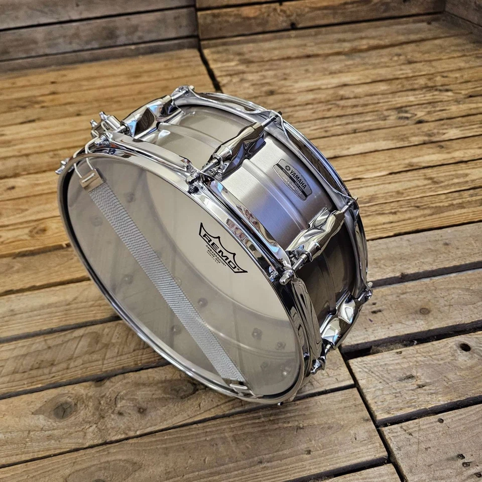 Yamaha 14" Recording Custom Snare Drum Stainless Steel USED! RKYC251125 - Image 3 of 4